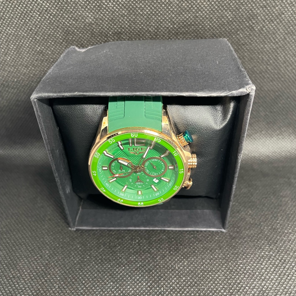 Green And Gold Watch